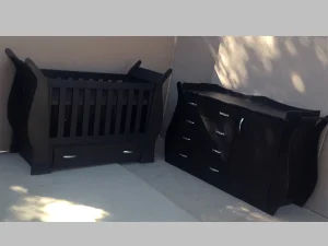 Sleigh Cot Set: Sur 07