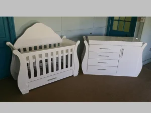 Sleigh Cot Set: Sur 18
